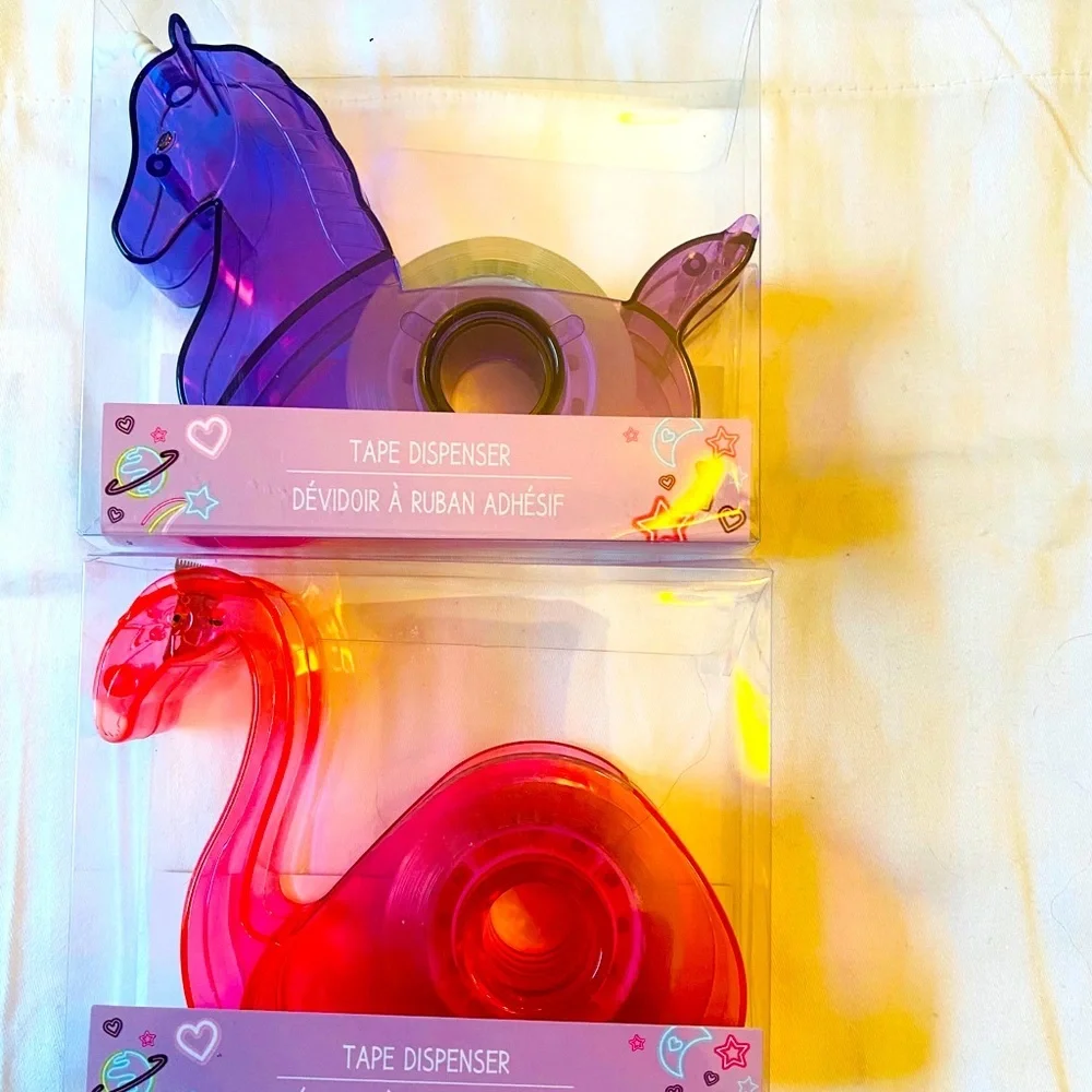 Tape dispensers Unicorn and Flamingo refillable!